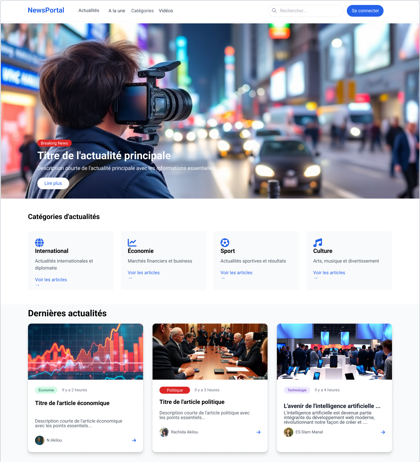 Plateforme publication
